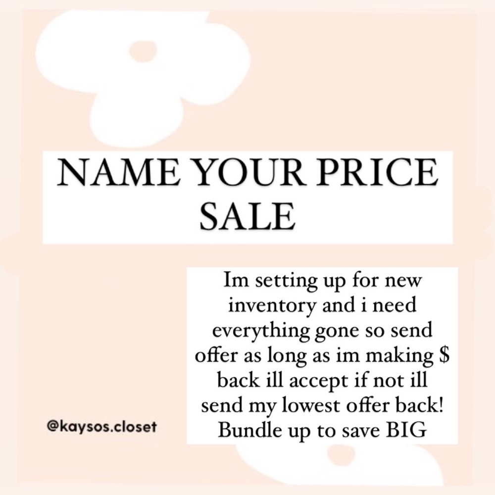 COPY - Name Your Price Sale, Moving Out Sale Read Description DO NOT BUY THIS L…